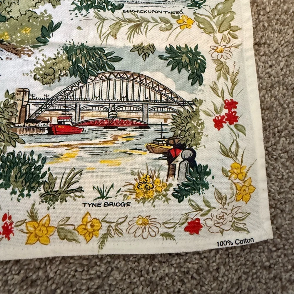 Northumerland tea towel